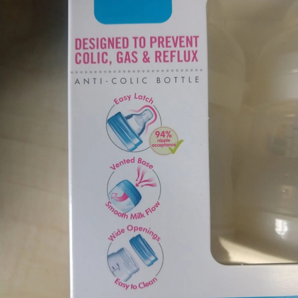 NIB MAM bottle 5oz 3 Pack Anti Colic Bottles - Picture 5 of 8